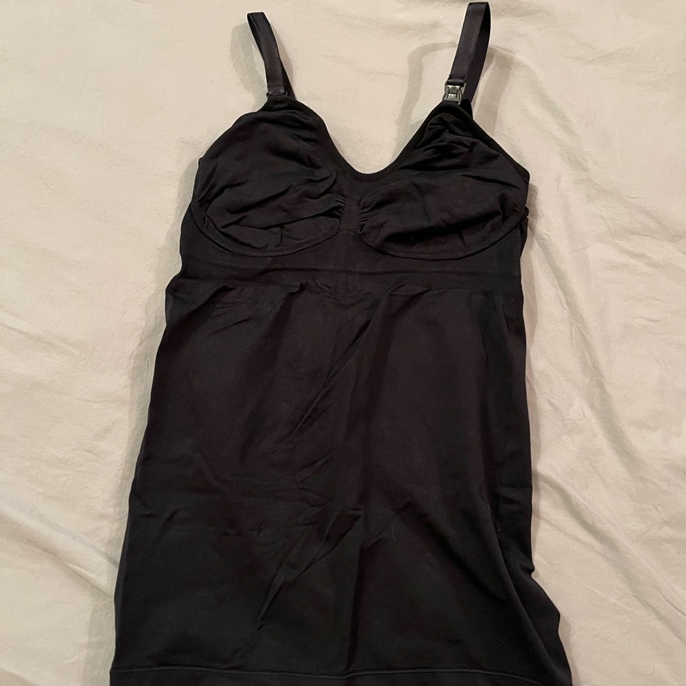 Kindred Bravely Black Nursing Tank